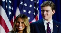 Im Netz ist ein seltener Clip von Barron Trump aufgetaucht.
