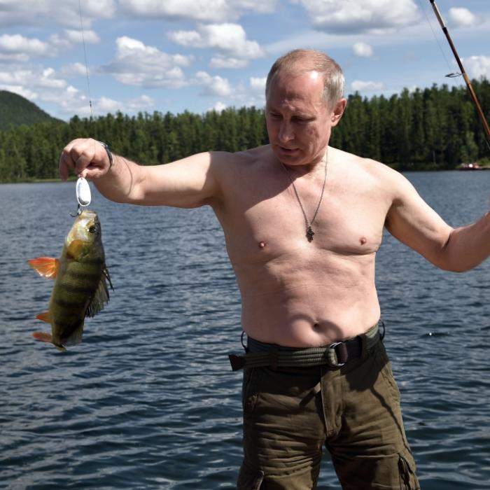 Wladimir Putin liebt die Inszenierung.