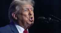 Leere Sitzplätze konnte oder wollte Donald Trump bei seiner Rede nicht ausmachen.