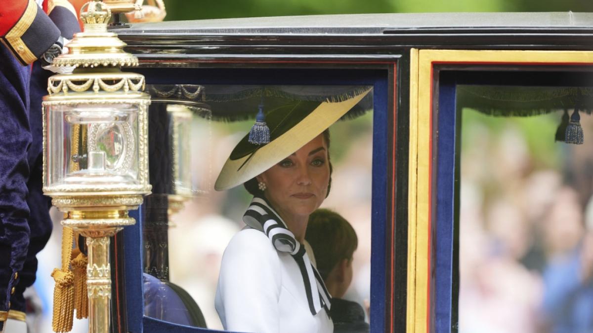 Prinzessin Kate zeigt sich bei der "Trooping the Colour"-Parade erstmals wieder in der &Ouml;ffentlichkeit. (Foto)