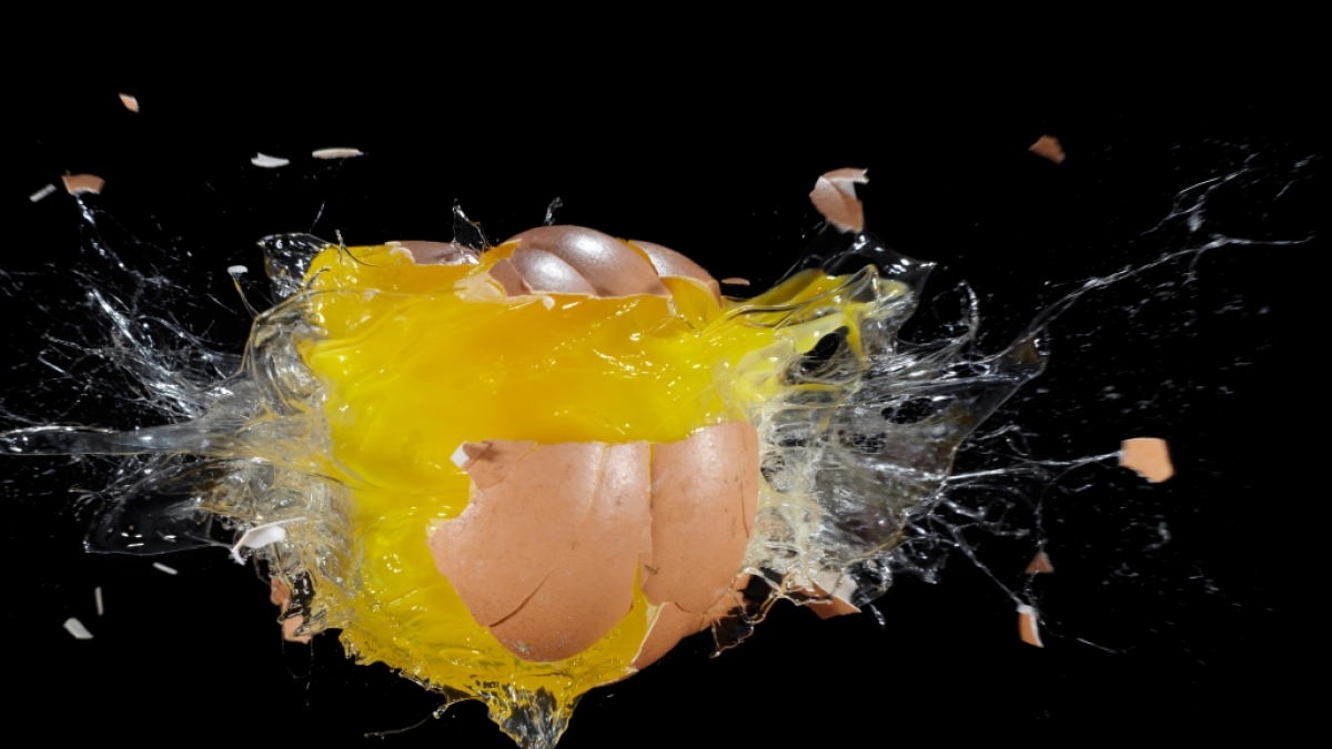 Explodierte Eier sind keine Seltenheit. (Symbolbild) (Foto)
