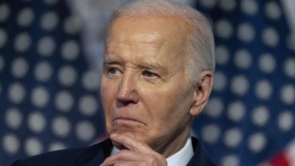 Joe Biden blamierte sich erneut bei einer Rede. (Foto)