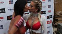 Micaela Schäfer und Katja Krasavice haben gemeinsam einen Porno-Clip gedreht.