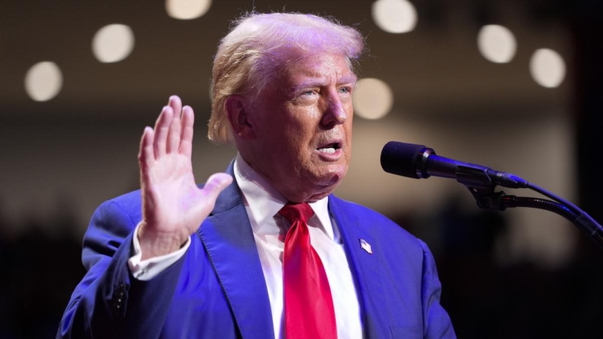 Donald Trump fragt sich, weshalb ein l&auml;ngst verstorbener Showmaster nicht mehr moderiert. (Foto)