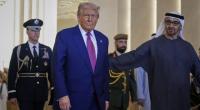 In Abu Dhabi erlebte der US-Präsident eine haarige Überraschung.
