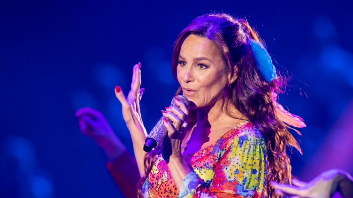 Auf der B&uuml;hne gl&auml;nzt Andrea Berg mit gewagten Outfits. (Foto)