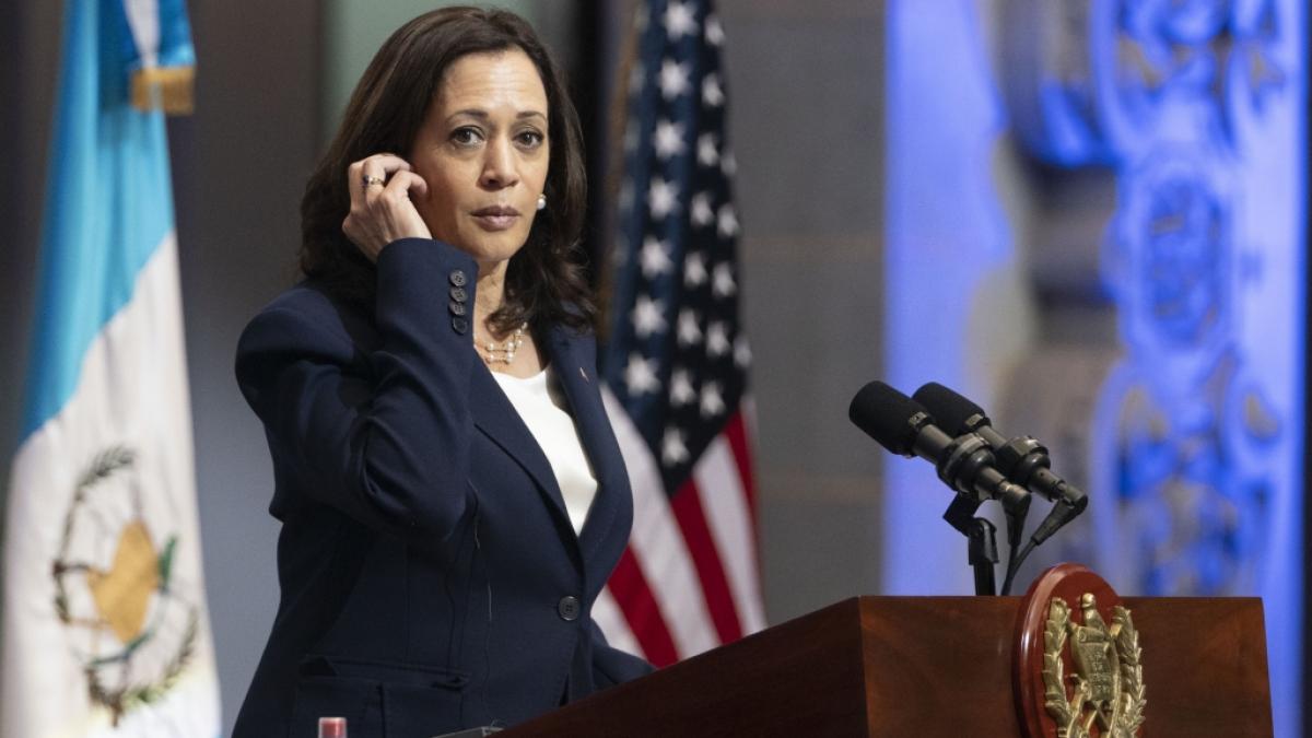 Kamala Harris muss eine Menge Spott &uuml;ber sich ergehen lassen. (Foto)