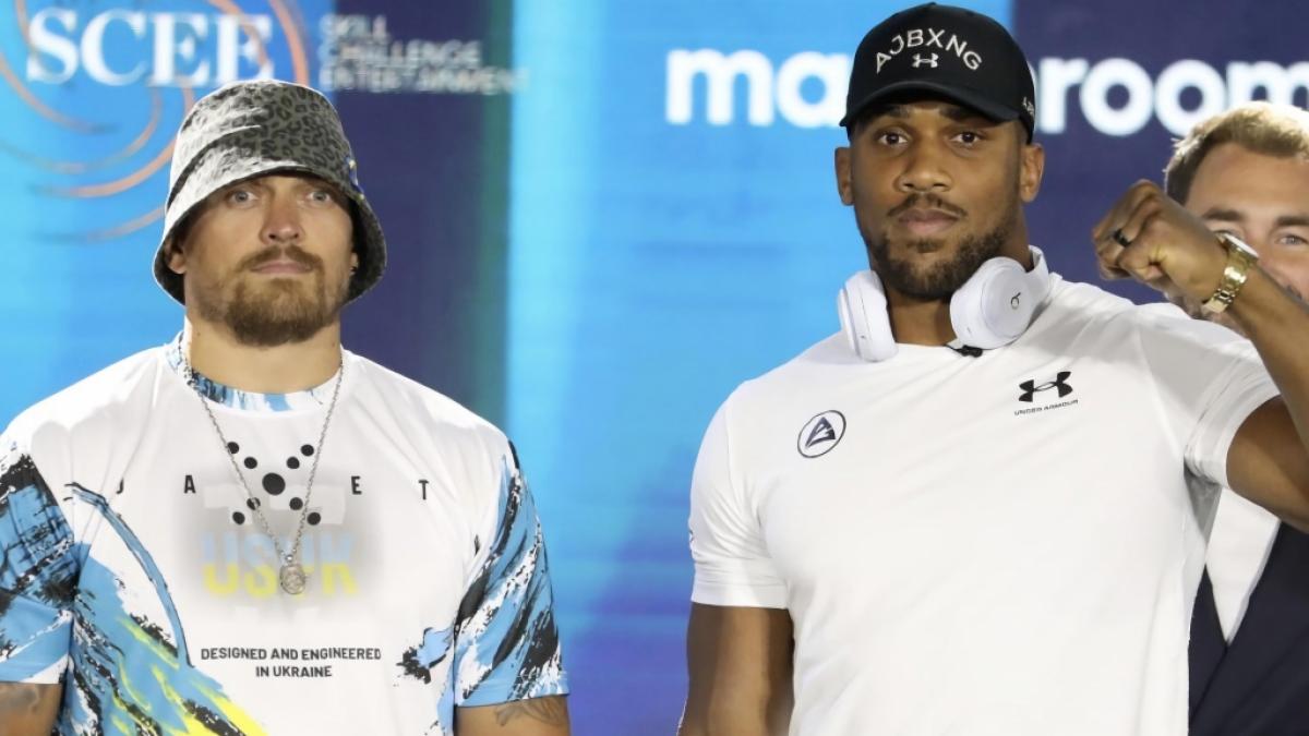 Anthony Joshua gegen Oleksandr Usyk, das Wiegen&nbsp; (Foto)