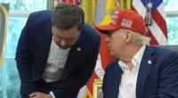 J.D. Vance (links) hat sich zur Gesundheit von Donald Trump geäußert.