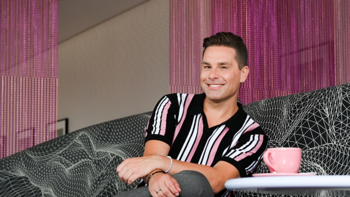 Eloy de Jong, Schlagers&auml;nger und Ex-Boygroup-Star, bei einem Pressetermin. (Foto)