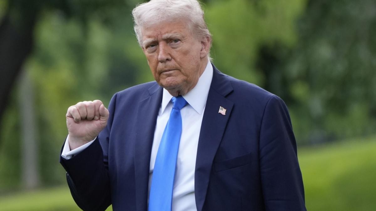 Von dicken Muskeln und Lichtschwert keine Spur: Wie ein Jedi-Ritter sieht Donald Trump nur in seinen k&uuml;hnsten KI-Tr&auml;umen aus. (Foto)