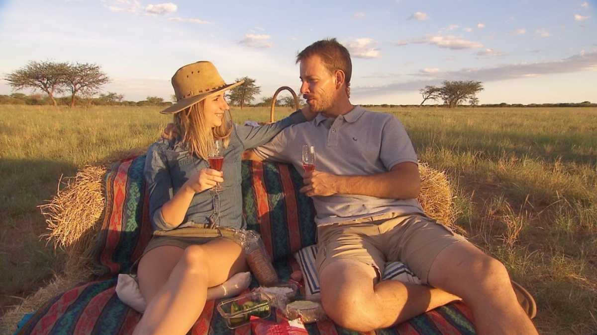 Bauer Gerald und Anna wollen in Namibia gl&uuml;cklich werden. (Foto)
