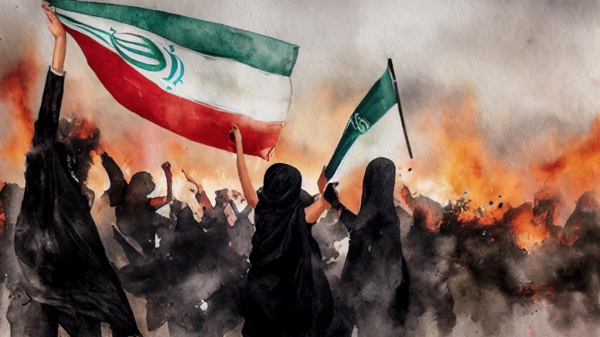 Seit Wochen demonstrieren Tausende im Iran gegen des Mullah-Regime. (Foto)