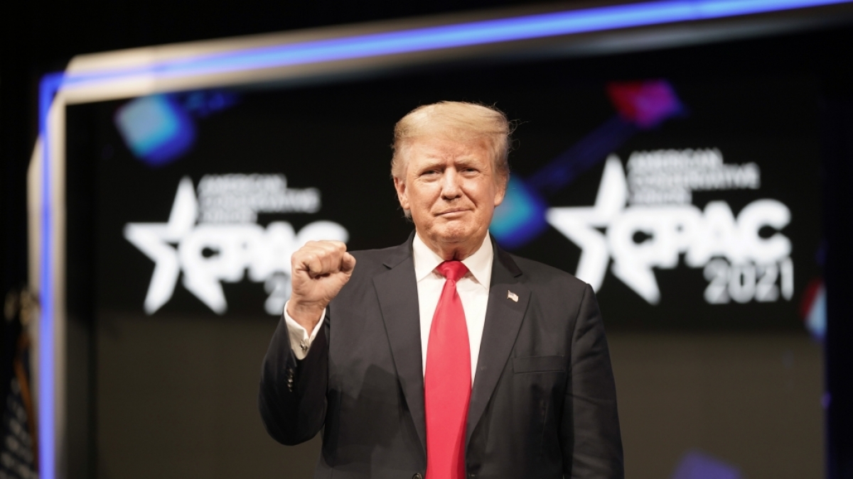 Donald Trump hat die Angriffe auf das Kapitol abermals verharmlost. (Foto)