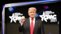 Donald Trump hat die Angriffe auf das Kapitol abermals verharmlost.