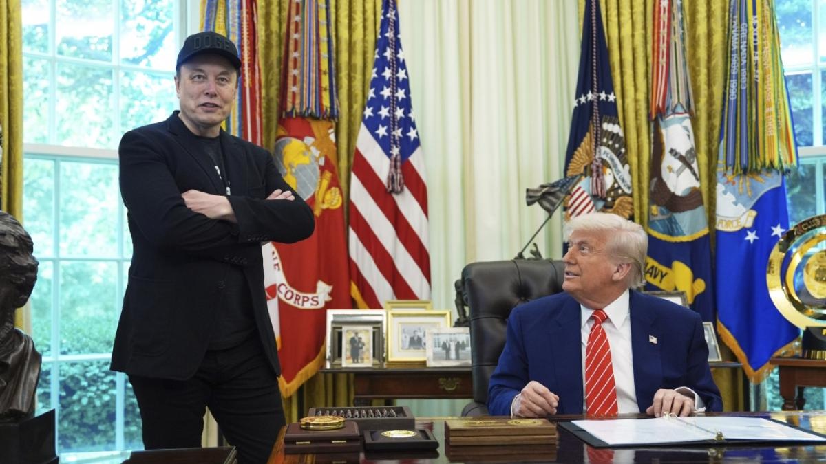 Der Zoff zwischen Elon Musk und Donald Trump eskaliert. (Foto)