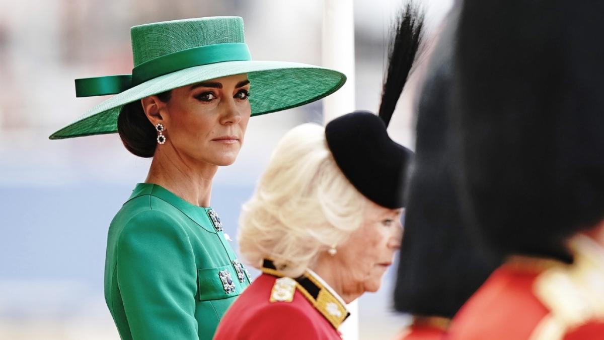 Im Juni 2023 gl&auml;nzte Prinzessin Kate bei K&ouml;nig Charles' Geburtstagsparade "Trooping the Colour" - 2024 k&ouml;nnte die krebskranke Prinzessin von Wales dem Spektakel jedoch fernbleiben. (Foto)