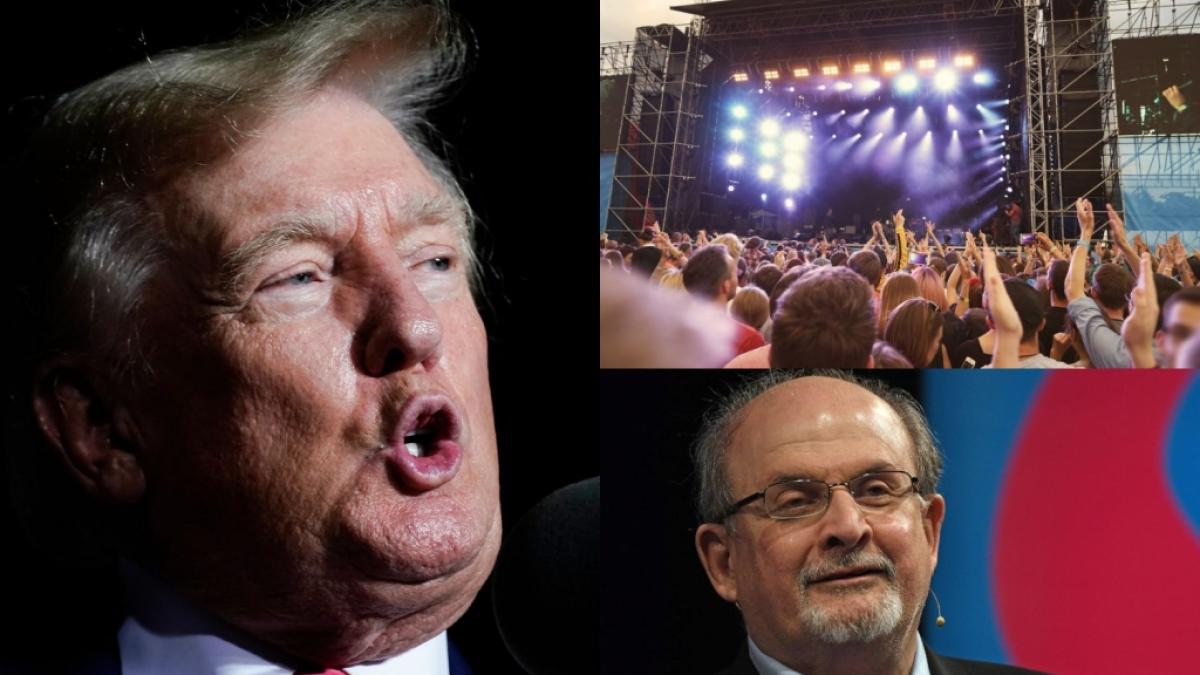 Die News des Tages am 13.08.2022 zu Donald Trump, Todesopfer durch Festival-Unwetter und Messer-Attacke auf Salman Rushdie. (Foto)