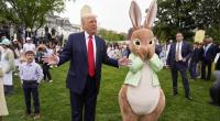 Donald Trump feierte Ostern im Garten vom Weißen Haus.