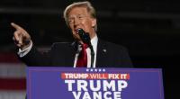 Donald Trumps Anhänger erlaubten sich einen geschmacklosen Halloween-Scherz.