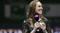 Martina Hingis lächelt während ihrer Abschiedszeremonie. 23 Jahre nach ihrem ersten Auftritt auf der WTA-Tour und nach insgesamt 25 Grand-Slam-Titeln beendete die 37-jährige Schweizerin bei den WTA Finals 2017 ihre erfolgreiche Karriere.