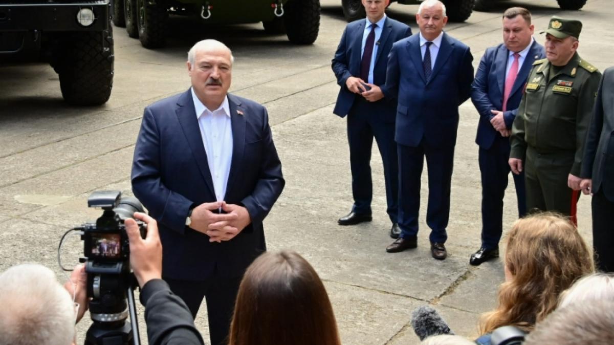 Alexander Lukaschenko spricht von 40.000 Ukraine-Toten in nur zwei Tagen. (Foto)