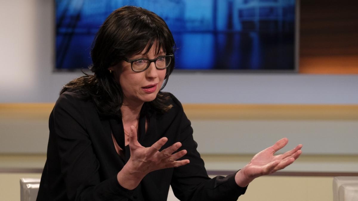 Elisabeth Niejahr (hier 2018 bei "Anne Will") ist die neue Frau an der Seite des Gesundheitsministers. (Foto)