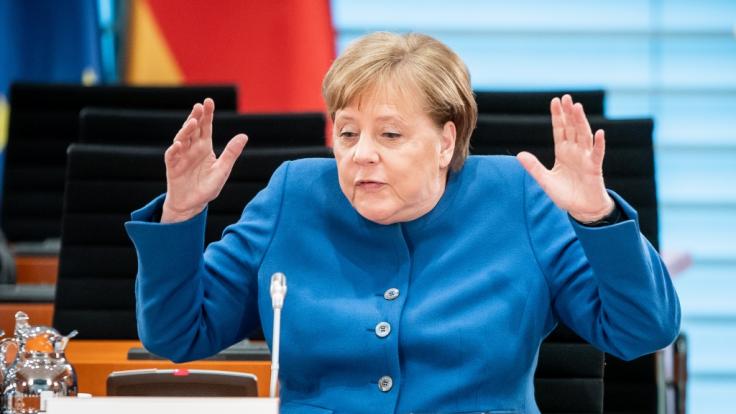 Angela Merkel hat am Donnerstagvormittag eine Regierungserklärung abgegeben.