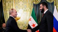 Wladimir Putin trifft den syrischen Übergangspräsidenten Ahmed al-Scharaa in Moskau.