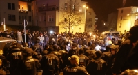 Bei gewaltsamen Corona-Protesten in Deutschland wurden mehrere Polizisten verletzt.