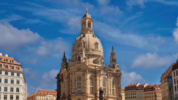 Die Frauenkirche in Dresden soll im Visier von IS-Terroristen stehen.