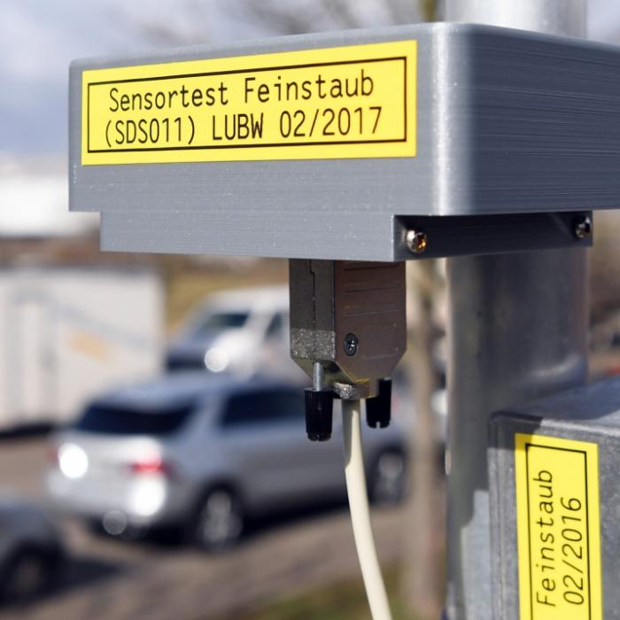 Stickstoffdioxid im orangen Bereich mit 74 µg/m³