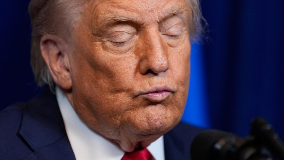 Donald Trump fiel mit einem un&uuml;berh&ouml;rbaren Kommentar auf. (Foto)