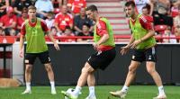 Können Laurenz Dehl, Neuzugang Robin Gosens und Robin Knoche (v.l.n.r.) mit Union Berlin in der Bundesliga-Saison 2023/24 wieder für eine Überraschung sorgen?