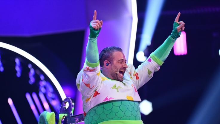 Sasha war der Dinosaurier und gewinnt