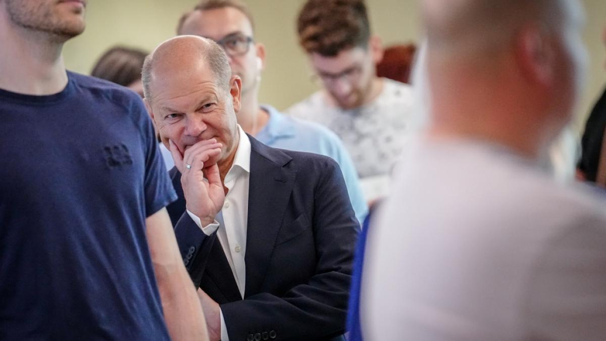 Bundeskanzler Olaf Scholz und der SPD stehen nach dem desastr&ouml;sen Abschneiden bei der Europawahl turbulente Wochen bevor. (Foto)