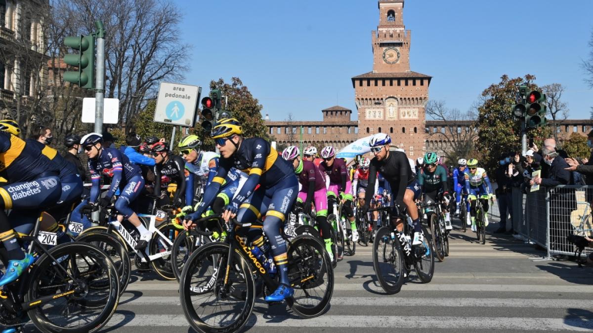 Zum 113. Mal nimmt die Radsport-Elite am 19. M&auml;rz 2022 den Eintagesklassiker Mailand - San Remo in Angriff. (Foto)