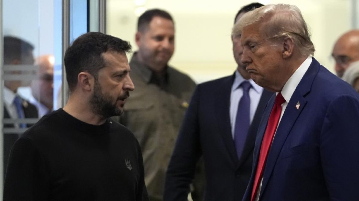 Donald Trump verst&ouml;rt mit einer Aussage &uuml;ber den Ukraine-Krieg. (Foto)