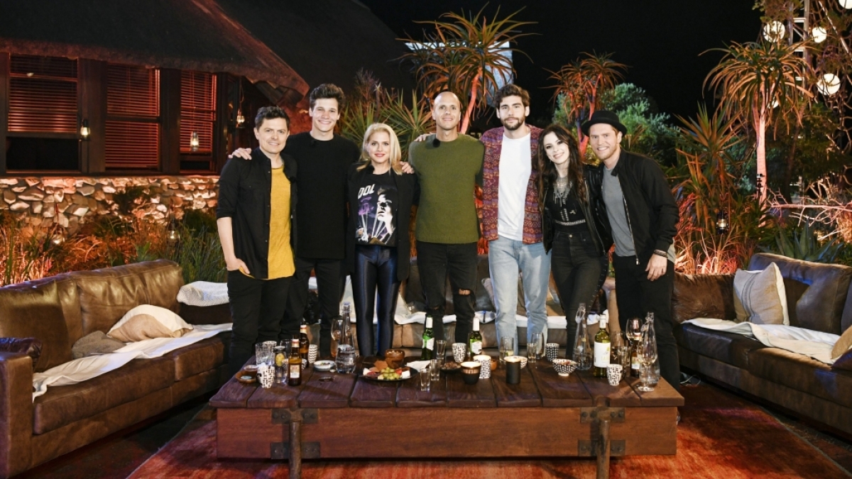 Die diesj&auml;hrigen "Sing meinen Song"-Teilnehmer: Michael Patrick Kelly, Wincent Weiss, Jeanette Biedermann, Milow, Alvaro Soler, Jennifer Haben und Johannes Oerding. (Foto)