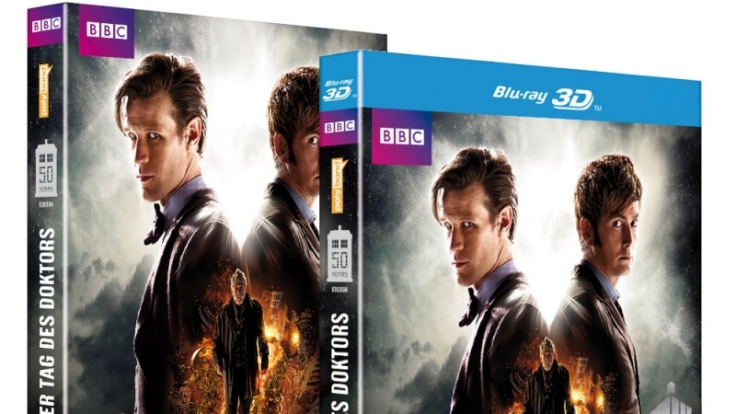 Die Jubiläumsfolge «Der Tag des Doktors» ist seit dem 20. Dezember 2014 als DVD und Blu-ray 3D erhältlich.