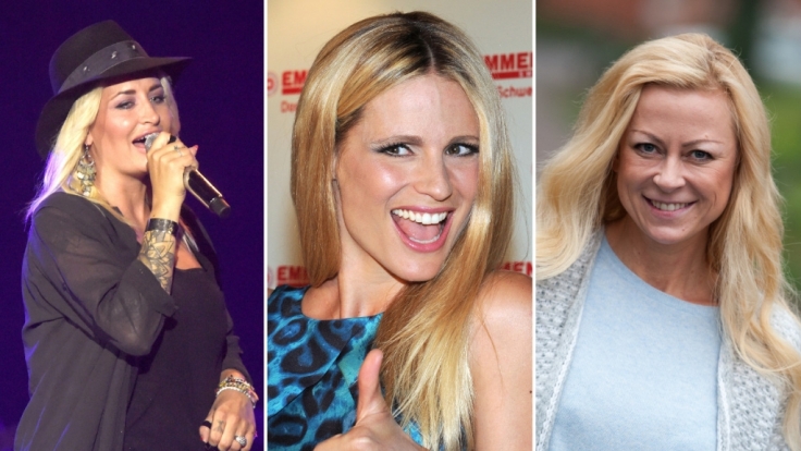 Erwarten oder wünschen sich Nachwuchs (von links): Sarah Connor, Michelle Hunziker und Jenny Elvers.