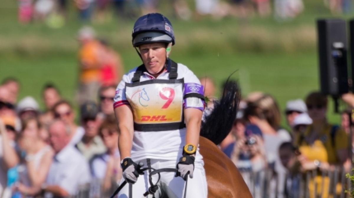 Die britische Reiterin Zara Phillips in Aktion. (Foto)