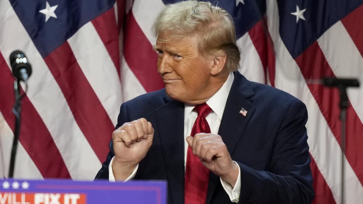 Donald Trump hat zur Freude seiner Fans seinen eigenen Tanzstil entwickelt. (Foto)