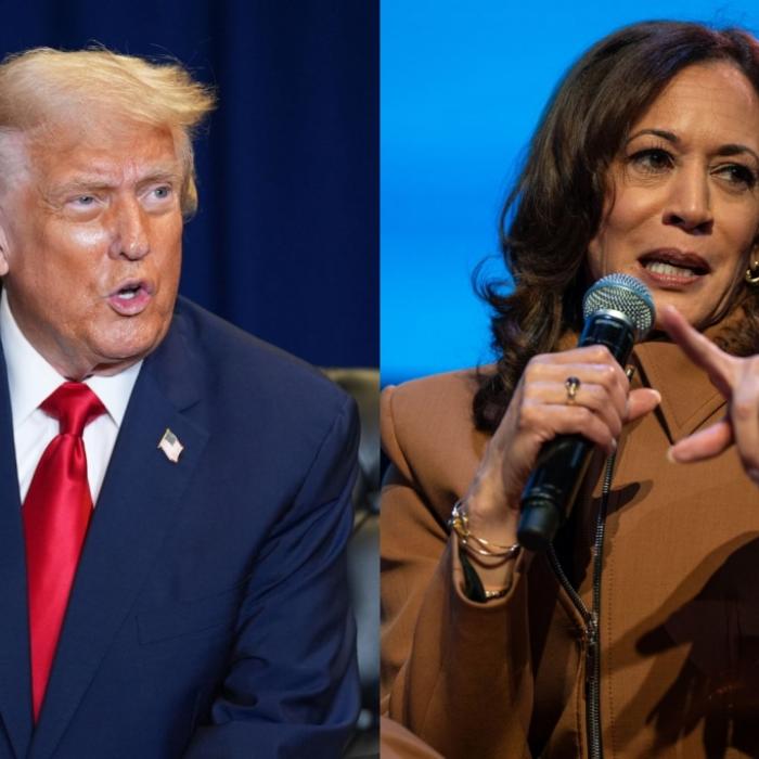 Wutausbruch nach Wahlaussage - US-Präsident beleidigt Kamala Harris