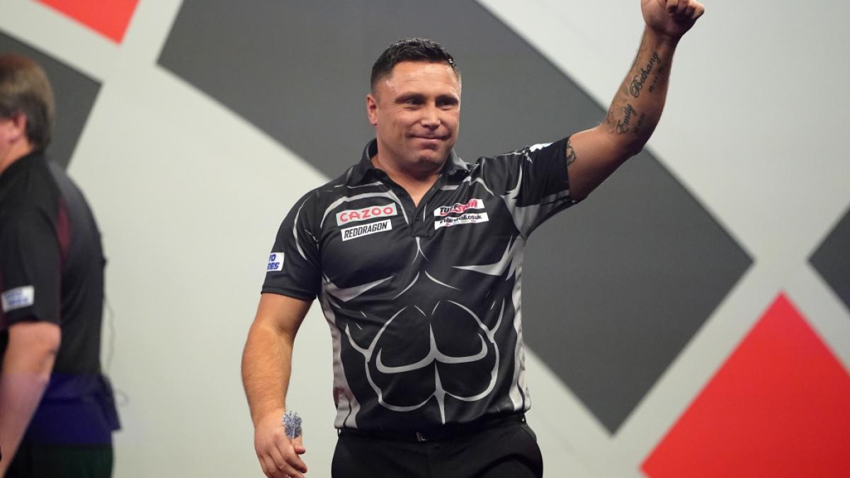Am zweiten Spieltag der Premier League of Darts ging der Sieg an Gerwyn Price. (Foto)