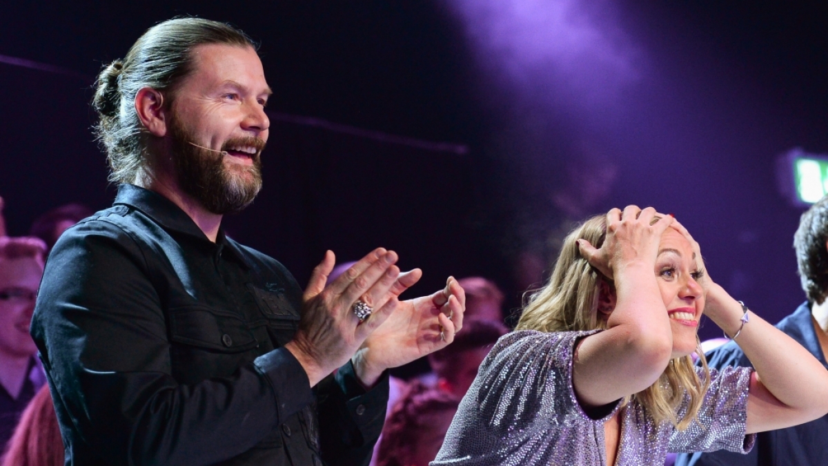 Die "The Masked Singer"-Juroren Rea Garvey und Ruth Moschner. (Foto)