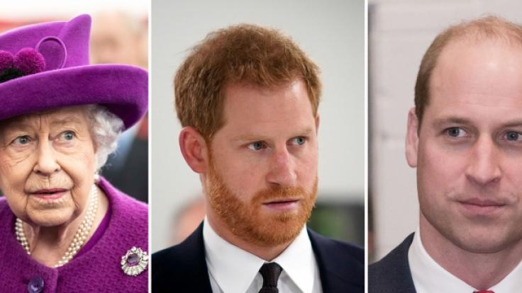 Queen ELizabeth II. bittet zum Megxit-Krisentreffen mit Prinz Harry, Prinz William und Thronfolger Prinz Charles.