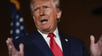Donald Trump attackiert Kamala Harris.