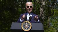 Joe Bidens Auftritt zum Earth Day in Virginia brachte dem US-Präsidenten abermals bitterbösen Spott ein.