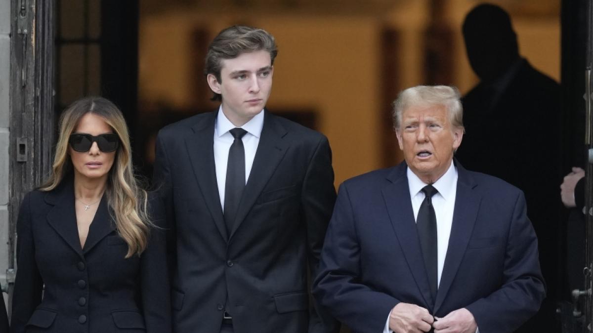 Melania Trump reiste mit Sohn Barron nach New York, um Donald Trump nach dessen Schuldspruch beizustehen. (Foto)